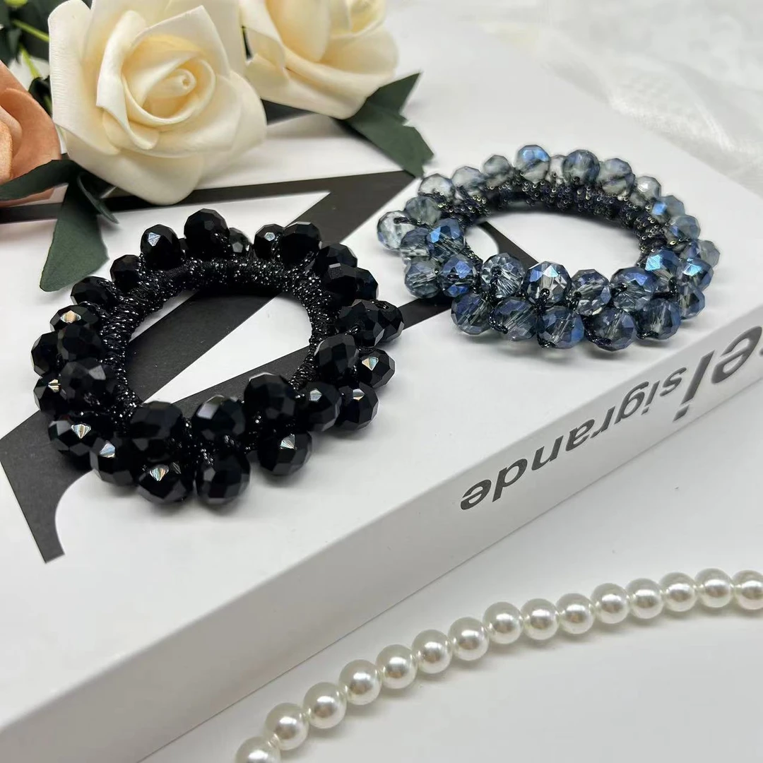 【珠缘】新款清新高级感发圈