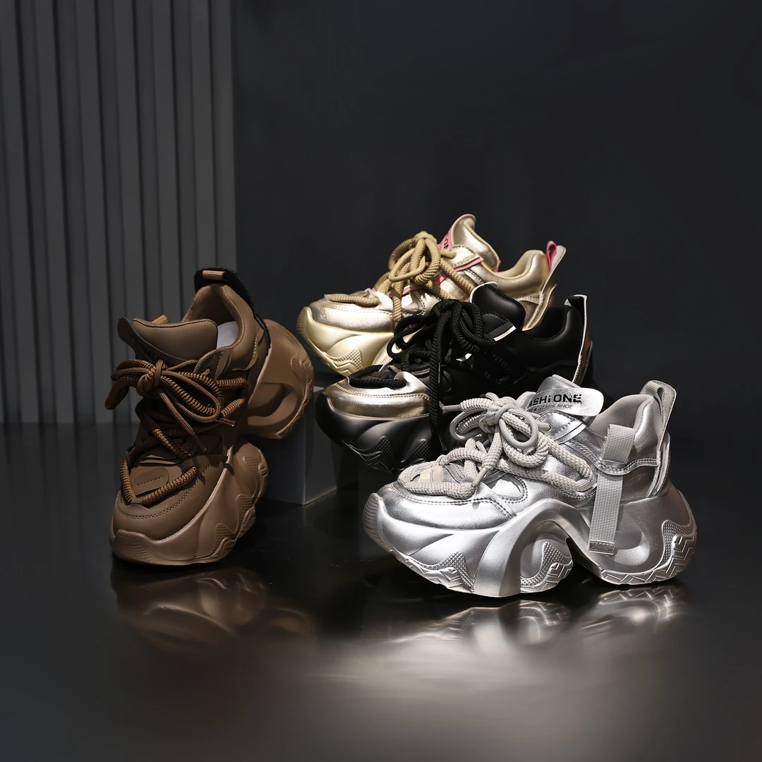 千之恋断码现货增高6CM2024春夏透气休闲高能感厚底时尚女鞋2991