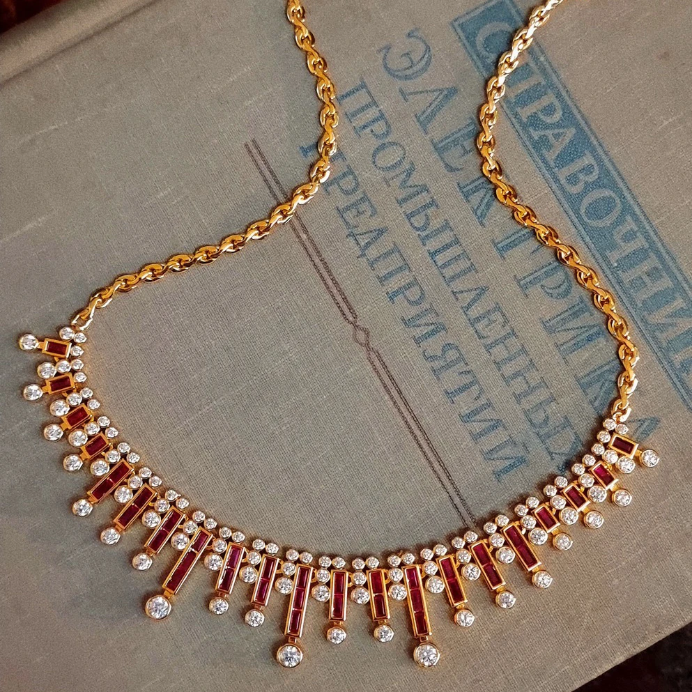 铜合金项链 MeDo轻奢复古高级感波斯美人项链（39）