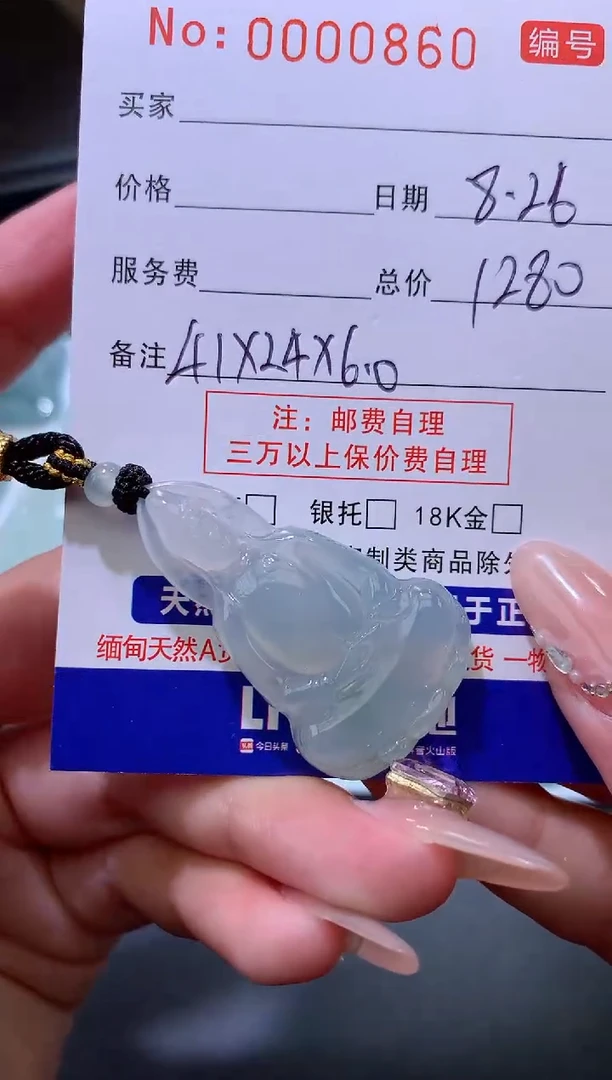 【闪购商品】翡翠颈饰未镶嵌素衣