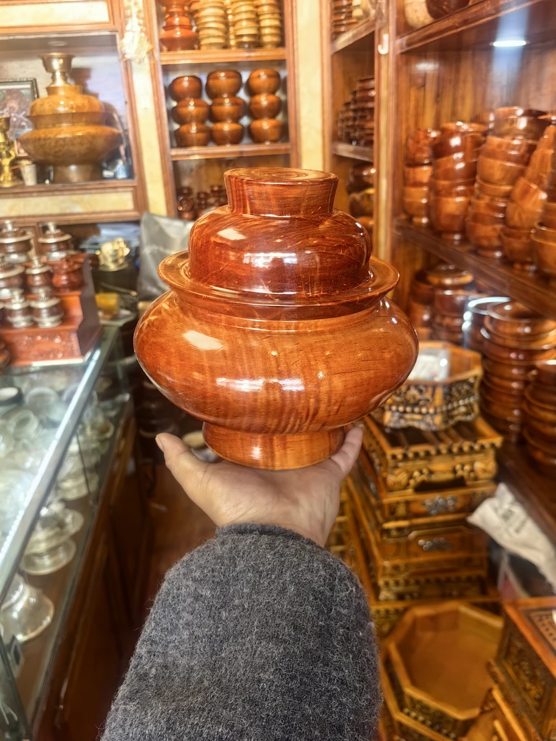 拉查木糌粑盒、可装奶渣及白糖