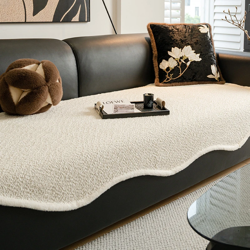 高级感秋冬沙发垫四季通用坐垫防滑皮沙发盖布2024新款沙发坐垫子