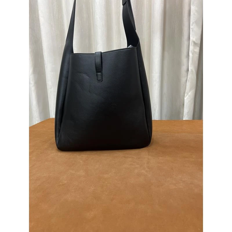 YAY高级大容量2024新款女包腋下水桶单肩包时尚百搭HX008-黑大号