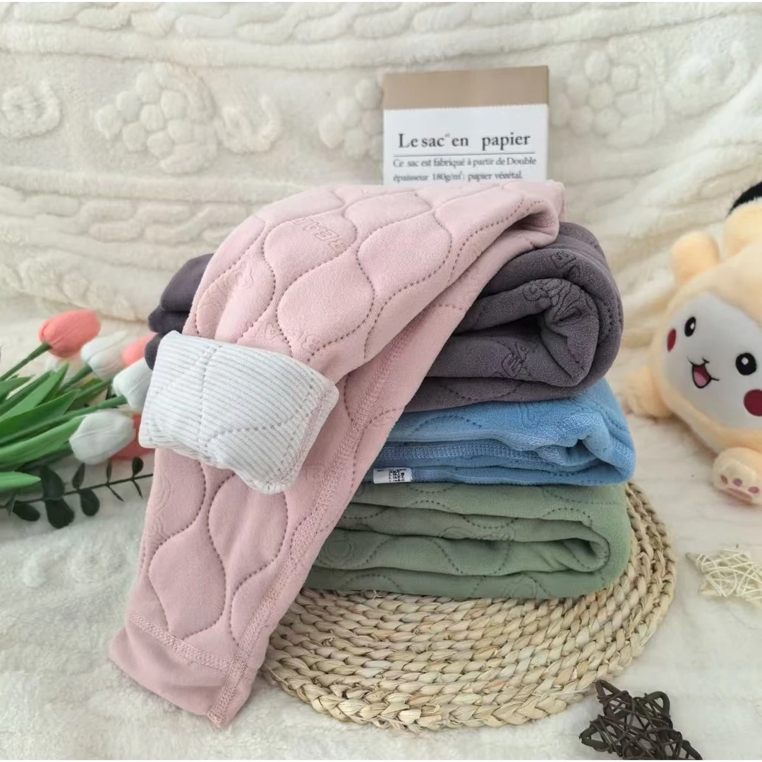 【羊毛蚕丝】儿童棉裤三层加厚男童学生内穿女童校服内胆打底保暖裤