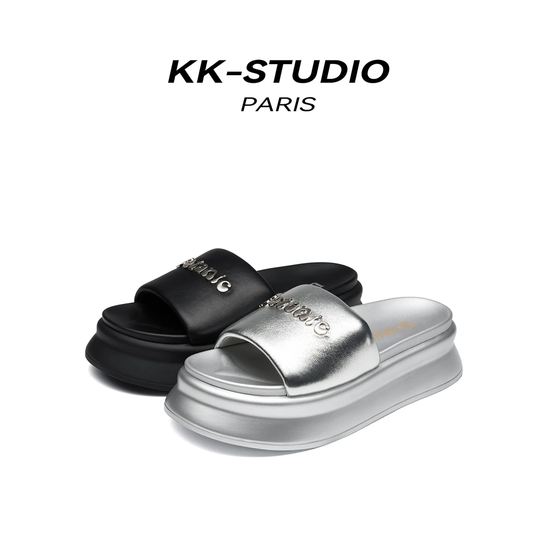 KK-Studio【弹气啵啵】银色潮流厚底金属感穿搭#D6B919D65C7