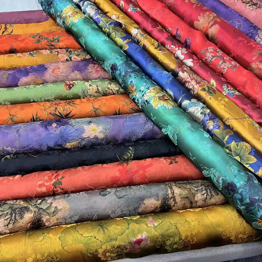 2号链接  纯桑蚕丝香云纱面料 （2米价）