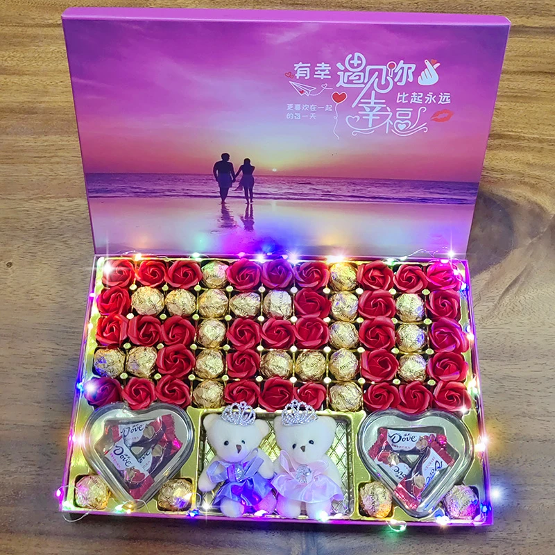 Dove/德芙巧克力礼盒装送女友老婆国庆中秋节创意生日糖果小礼物