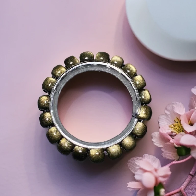 天然黑曜石金曜石老型珠秋冬手工手链手串百搭气质精美时尚民族风