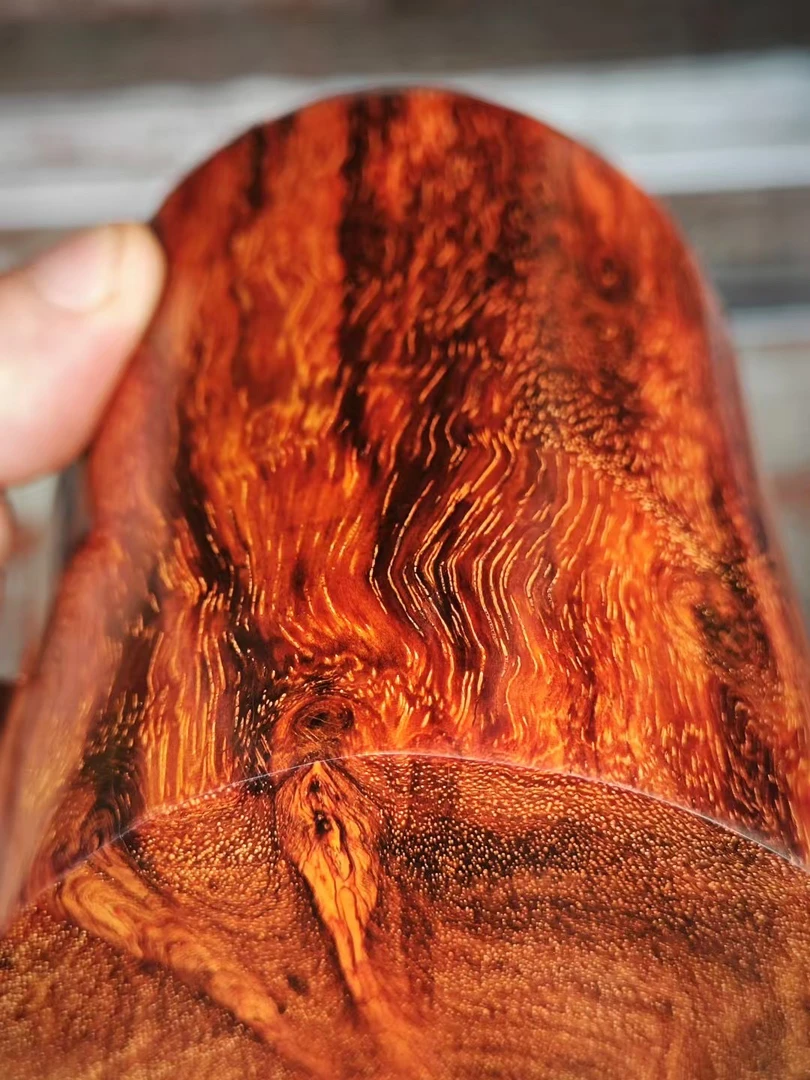 印度小叶紫檀老料实心原木