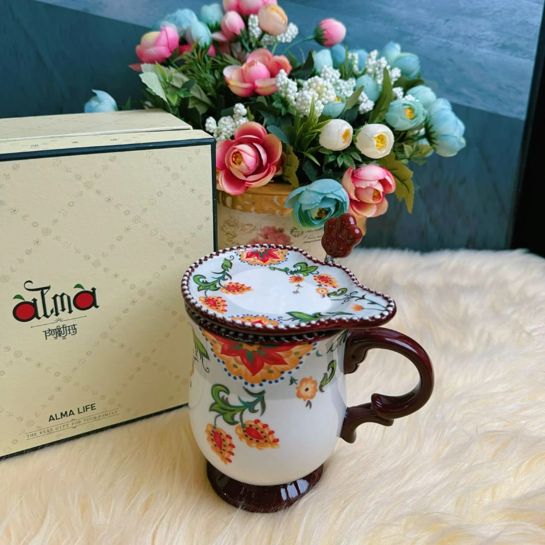 【miras专属】专属阿勒玛【秋日马克杯】马克杯简约轻奢水杯1个