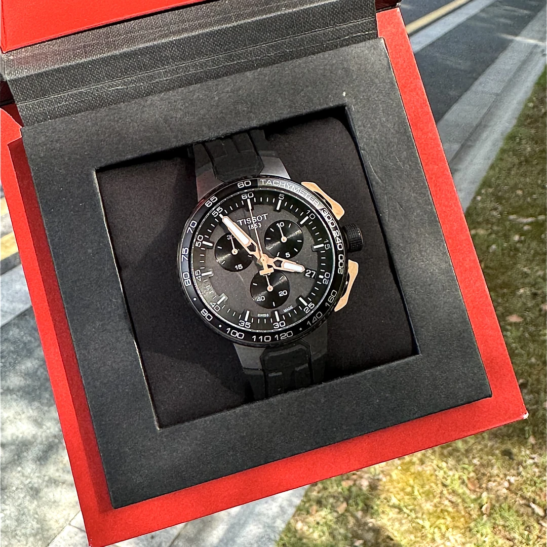 未使用 Tissot/天梭 竞速系列男表/T111.417.37.441.07
