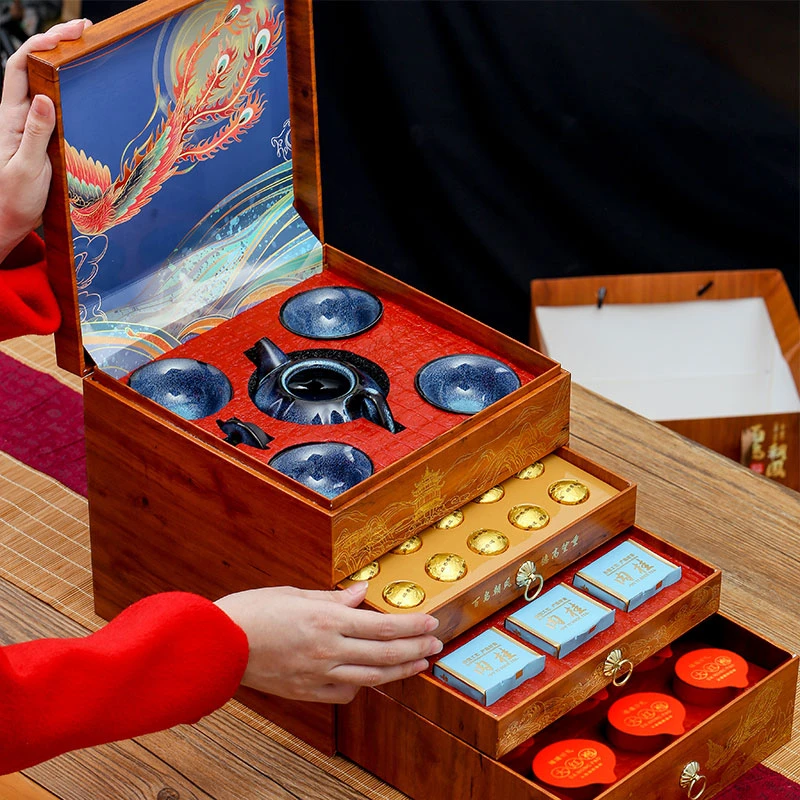 博馨百鸟朝凤四层礼盒装