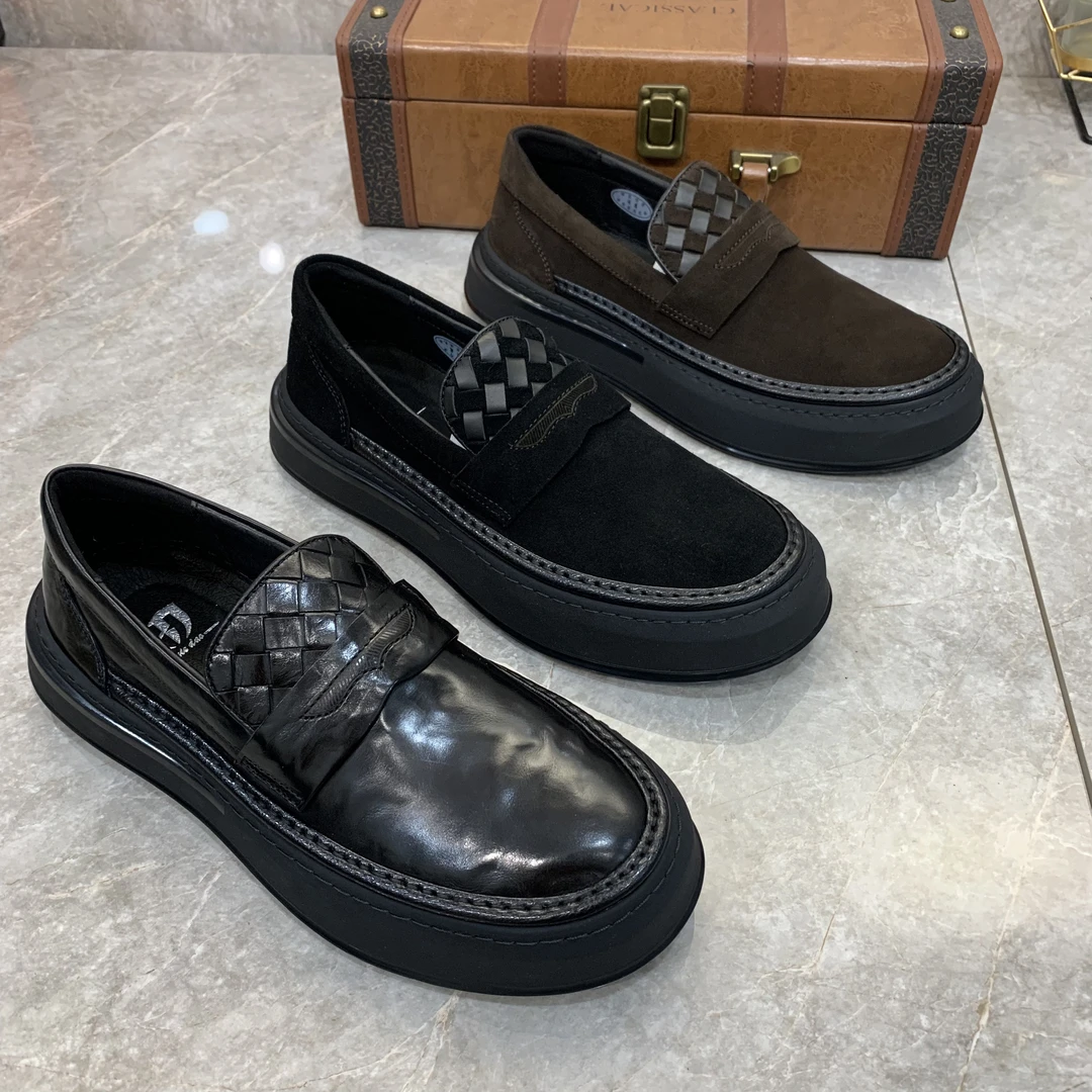 广州秋季新款男鞋，头层牛皮制作！9523-7(1)