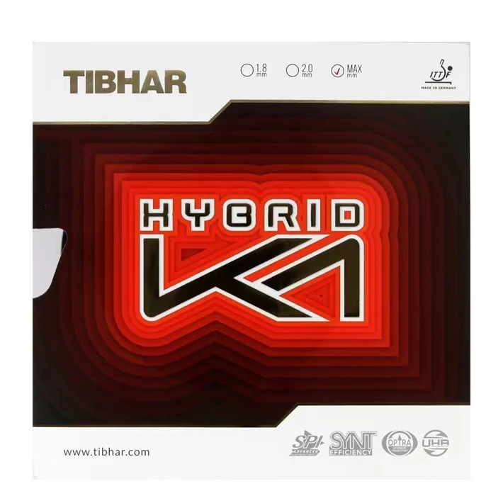 TIBHAR 挺拔 混动K1 红K1 乒乓球胶皮进口粘性反胶套胶