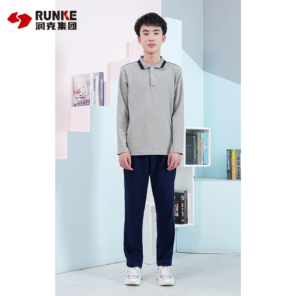 厦门海沧熹海中学男女秋装两 件套