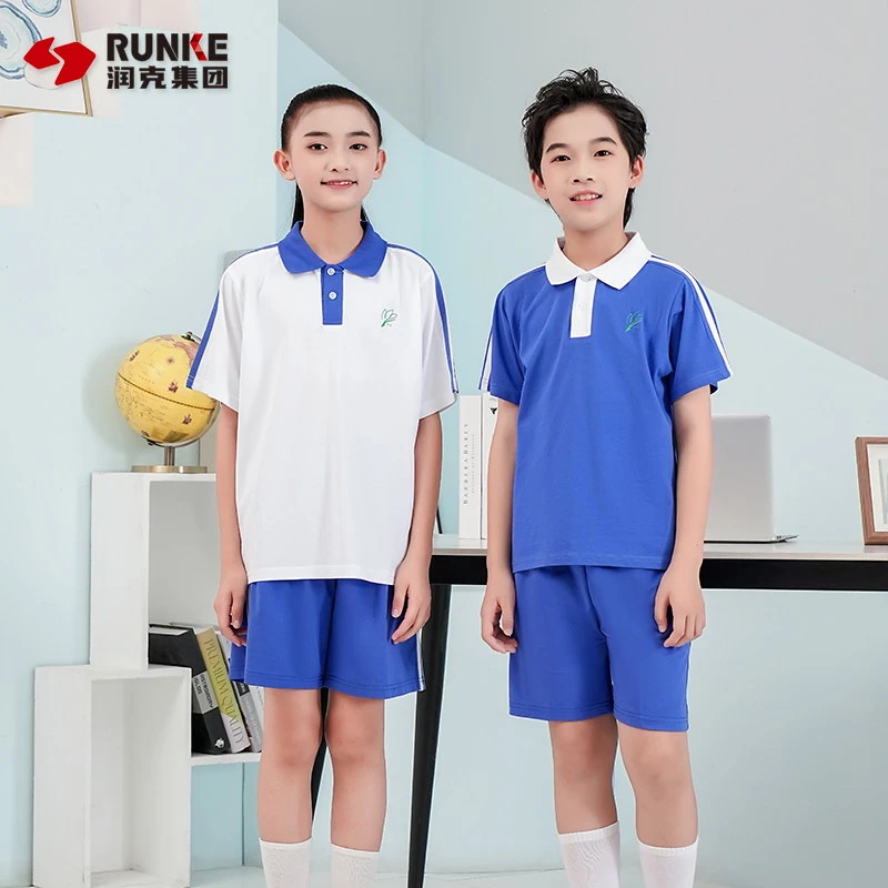 深圳校服夏季小学生校服吸湿排汗速干冰凉感上衣短裤长裤运动套装