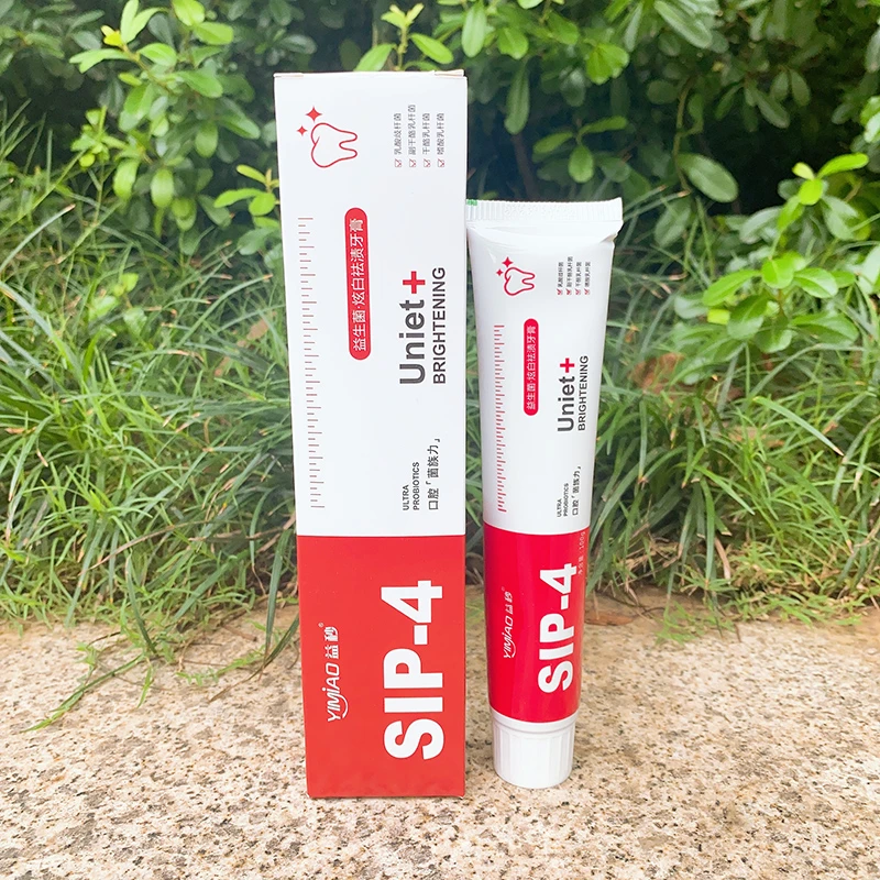 益生菌sip-4牙膏去黄去牙渍清新口气清洁
