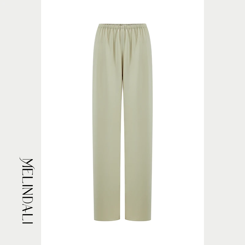 Melinda Li【果冻裤】夏季B备醋酸凉感垂感显瘦空气神裤阔腿裤