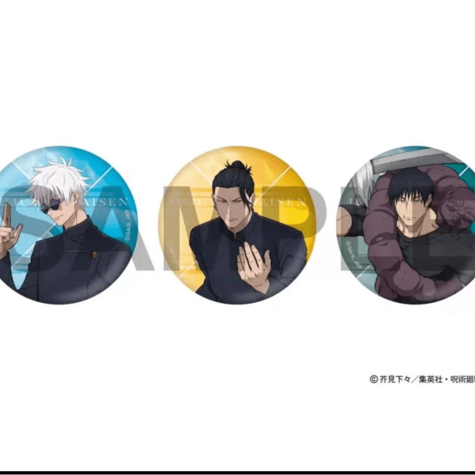 咒术回战 TOHO 怀玉 玉折 视觉闪吧唧徽章 正版日谷