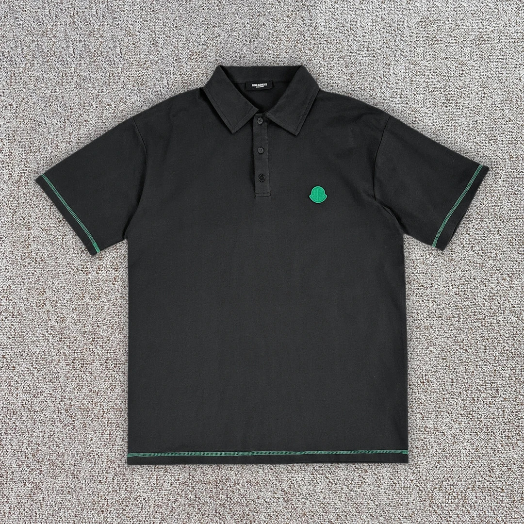 MK联名RO绿线POLO衫 蒙可GENIUS高端系列 户外商务兼顾一样富贵