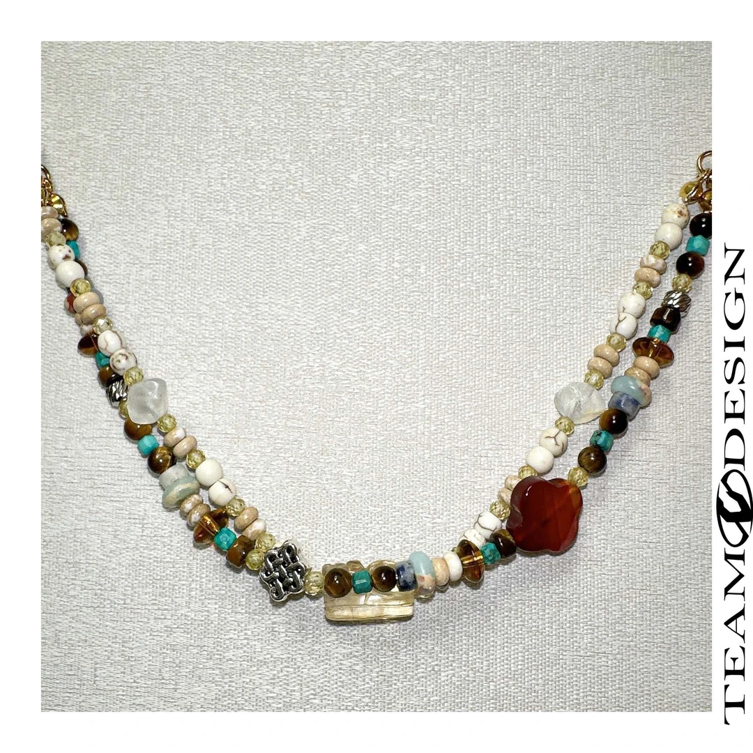 铜合金手链 SS34 设计师手作款新中式转运双层手链