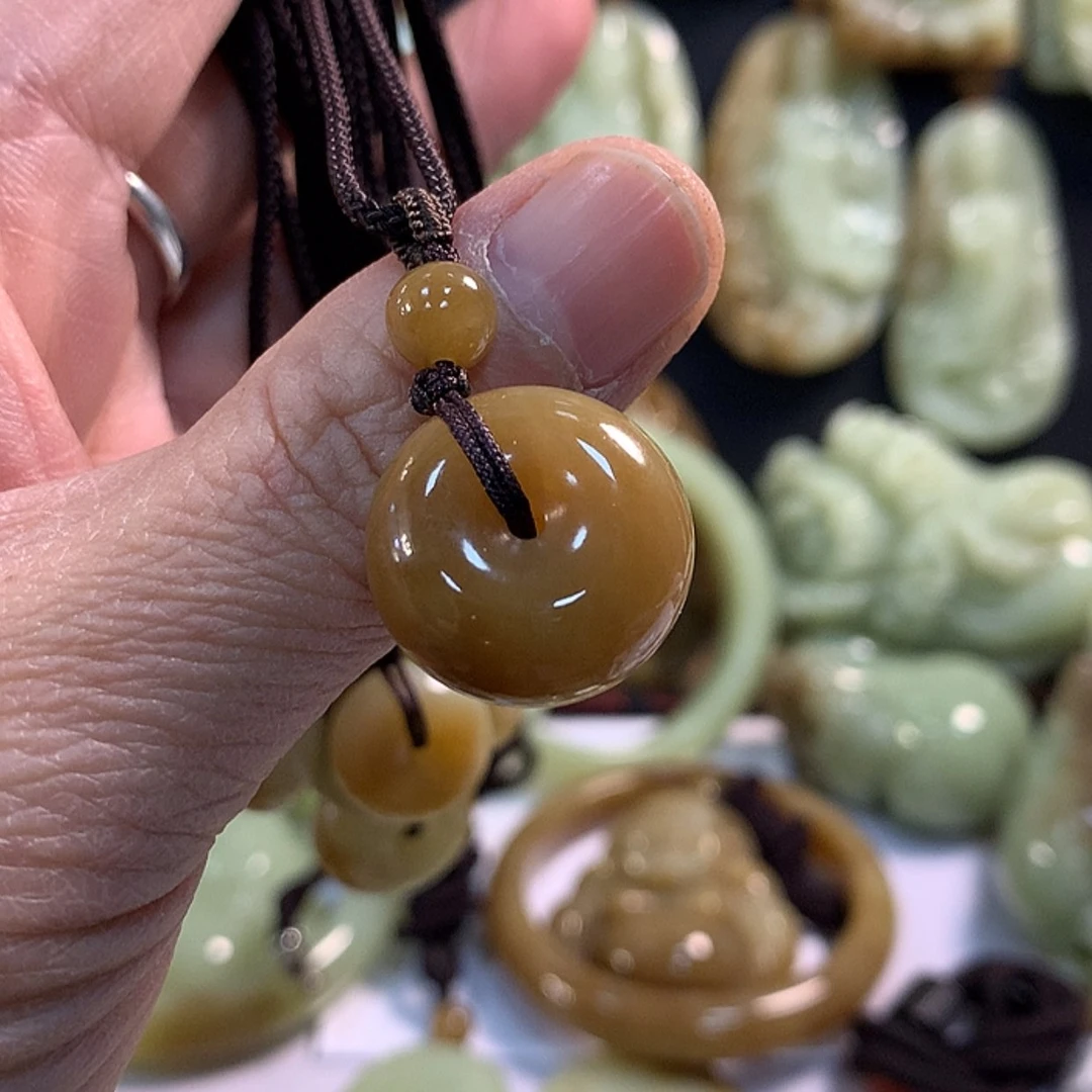 【闪购商品】和田玉（糖玉）挂件未镶嵌