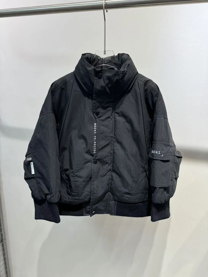 XTJ STUDIO童装 设计师款 M 立领棉服外套 冬款