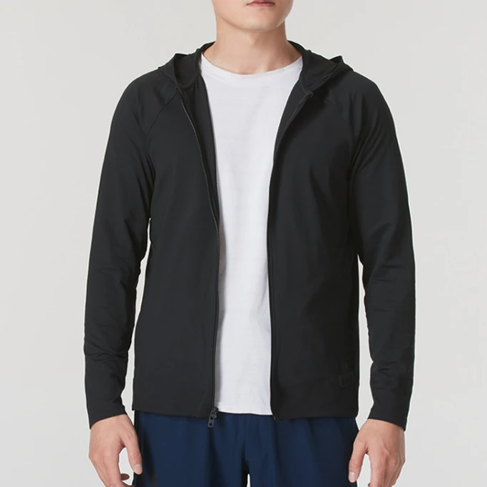 安德玛 男训练运动外套Meridian拉链连帽外套1374495