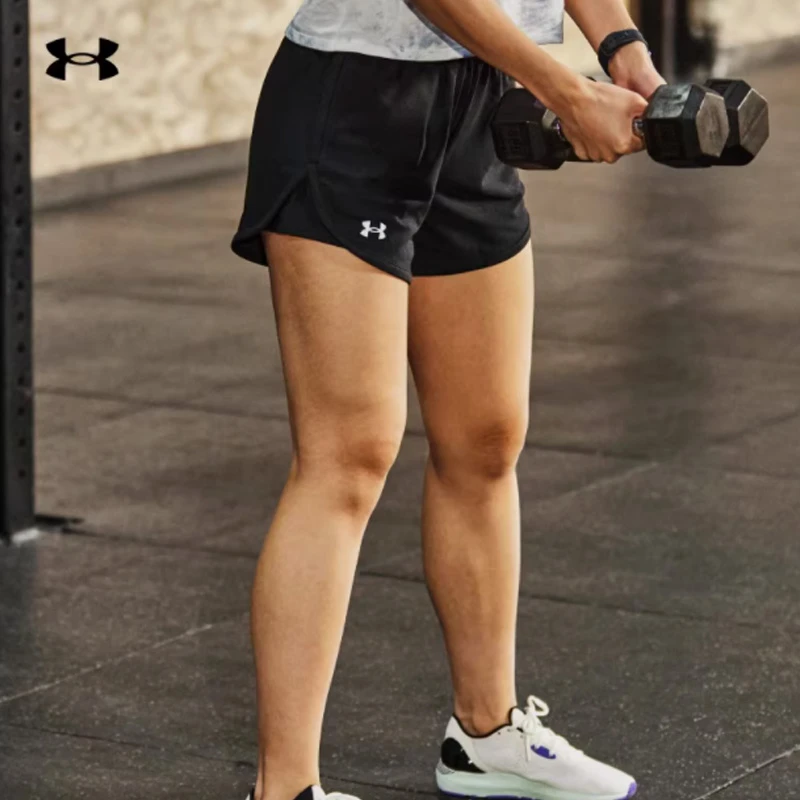 安德玛UA Play Up女子透气训练运动短裤健身裤1355791