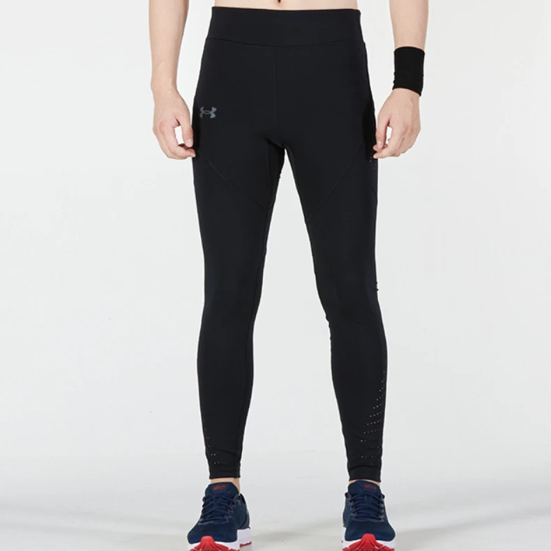 安德玛UA 男士跑步健身训练强力伸缩型运动紧身裤1361489
