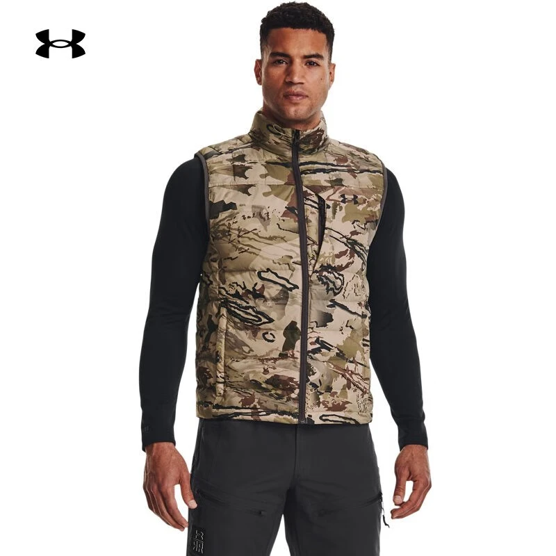 安德玛UA官方男士秋冬RidgeReaper运动保暖舒适羽绒马甲1372596