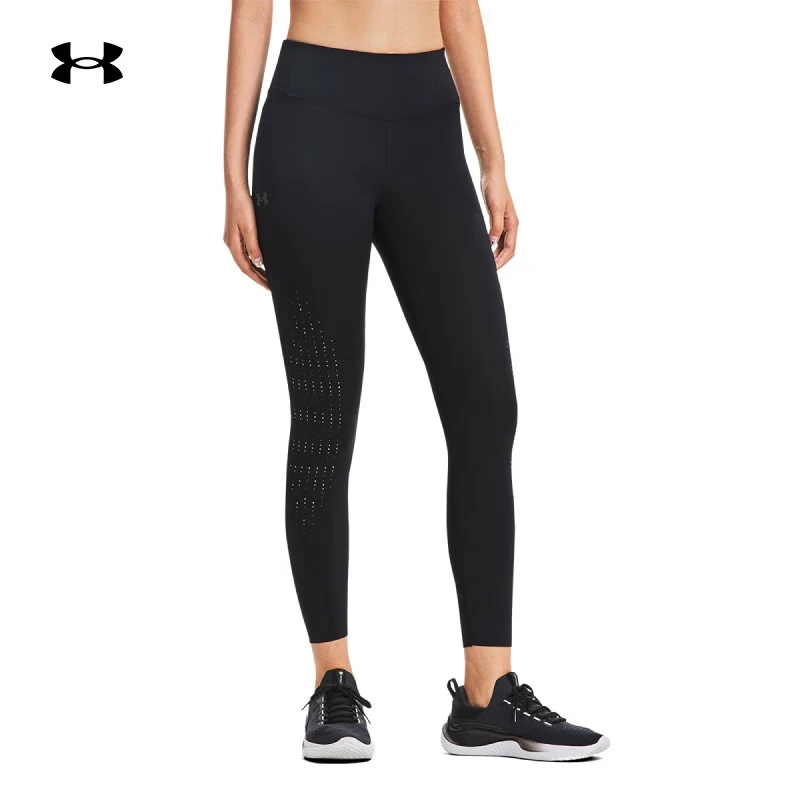 安德玛春夏FlyFast女跑步运动弹力舒适紧身九分裤1376820