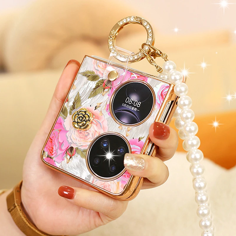 新款2代华为Pocket2手机壳高档pocket 2斜挎折叠防摔女