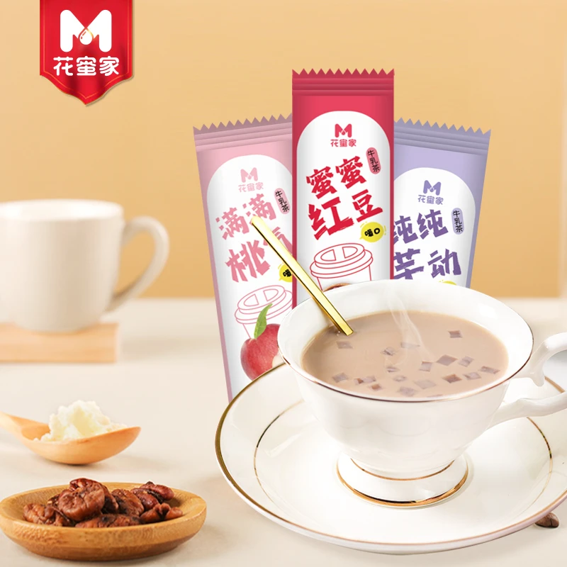 【杨哥甄选推荐】花蜜家奶茶冲饮粉袋装小包香芋速溶冲泡奶茶粉