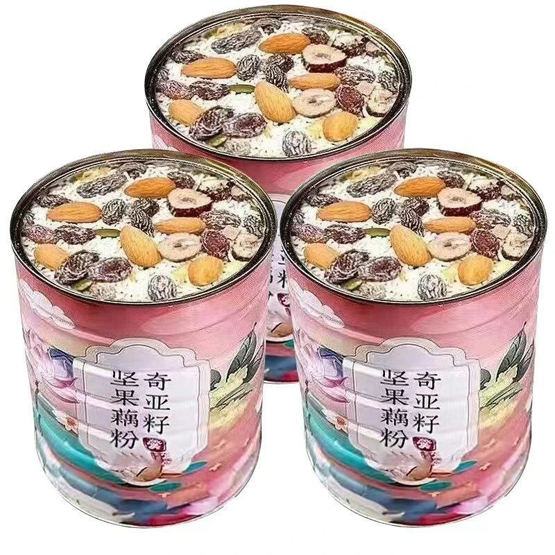 送碗勺饱腹水果坚果藕粉羹正宗奇亚籽红枣银耳早餐营养餐美味香甜