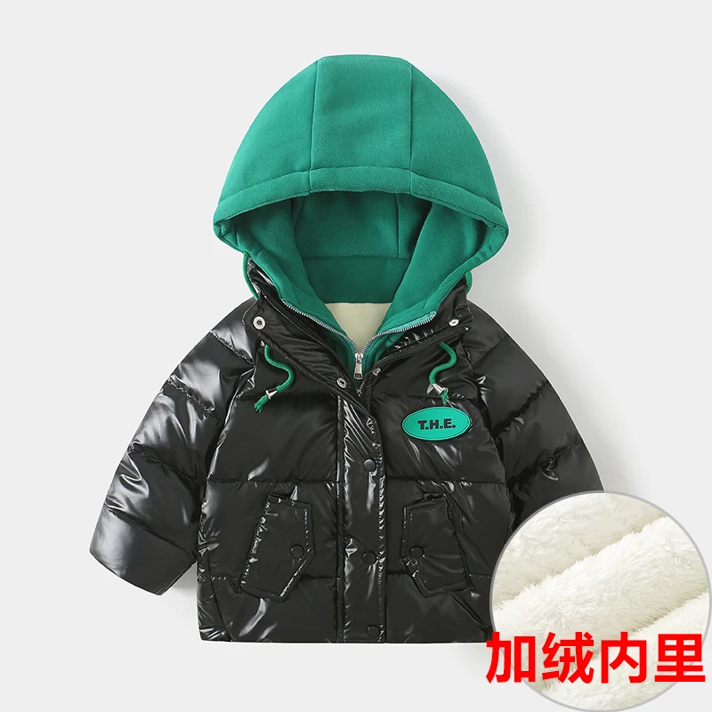 男童棉袄2024新款洋气儿童冬装潮中小童加厚棉衣男孩保暖棉服外套