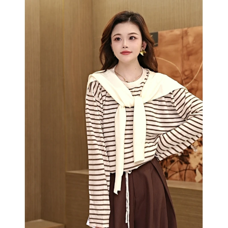 2024气质女生套头T恤