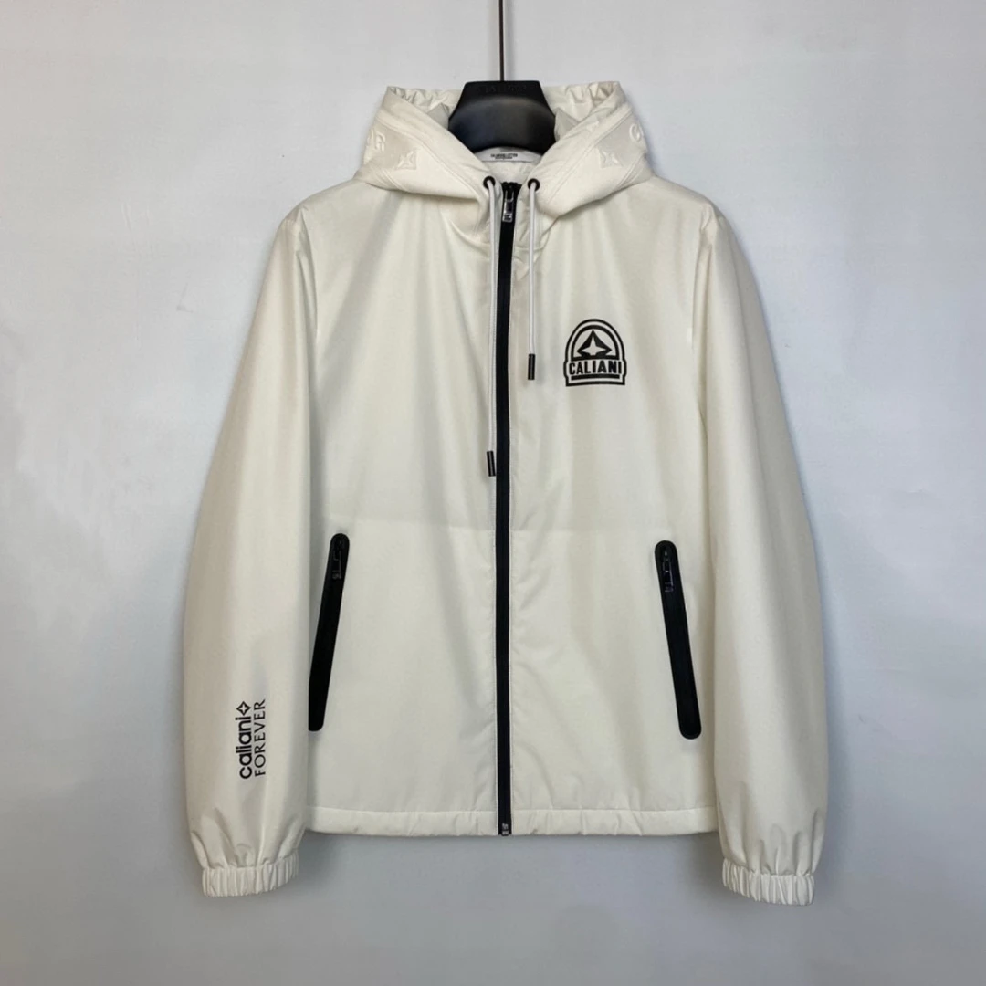 CALIANI/卡里亚尼  米白色连帽夹克 2461016 