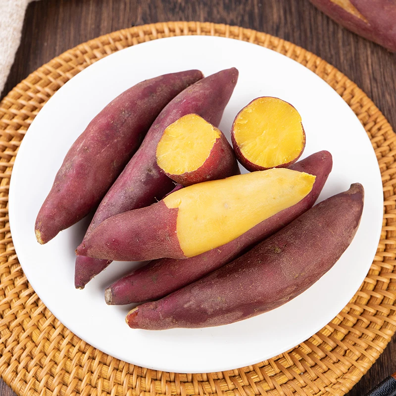 临安天目山小香薯沙地红皮黄心薯新鲜现挖香甜粉糯皮薄4.5斤装