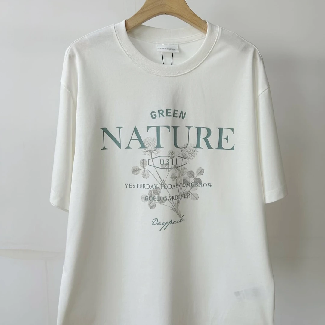 【NY出口订单】时尚休闲百搭夏季宽松圆领圆领T恤 DPKR09