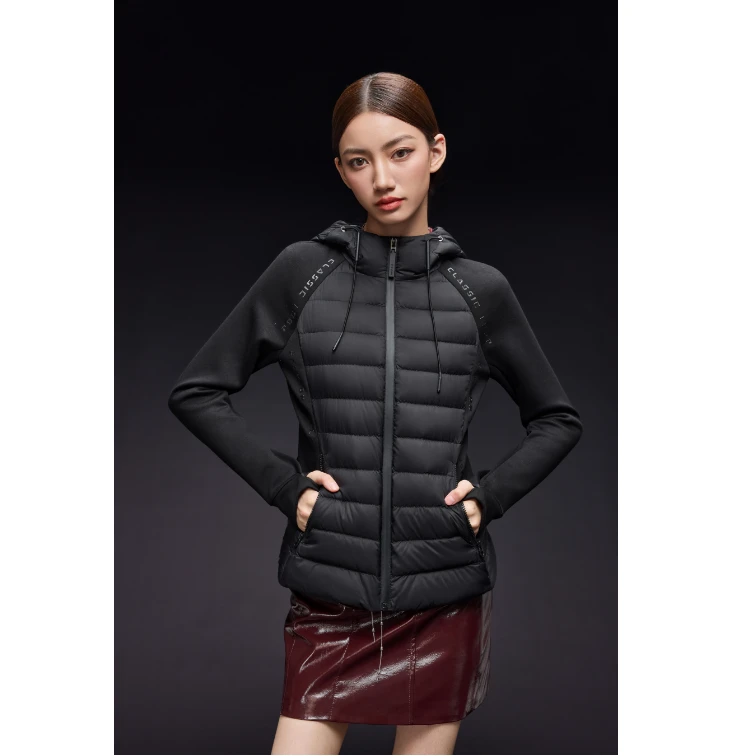 【是小青呀】2024啲啲蔻高端品质石墨烯蓄热鹅绒服女款D66652805