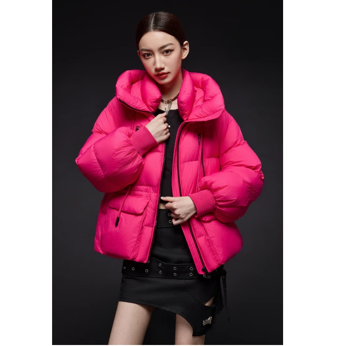 【丽公主粉丝专享】啲啲蔻高端品质90白鸭绒羽绒服D66652508Y