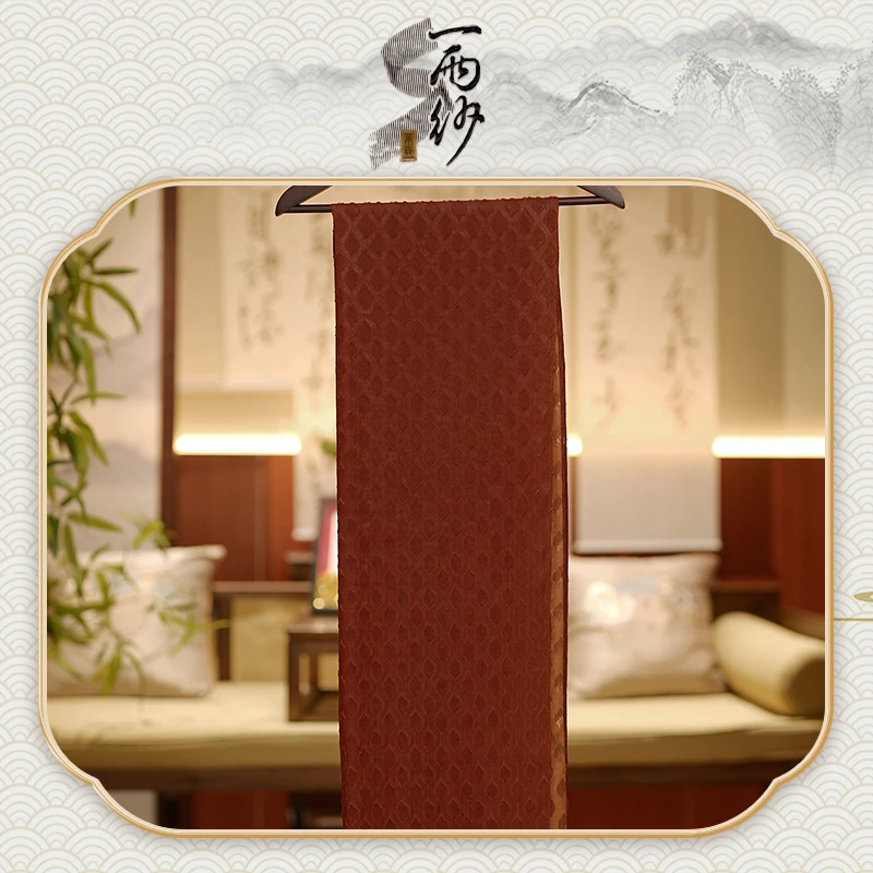 【剪花围巾●100%桑蚕丝红云纱】235313围巾长200x50.5cm///29