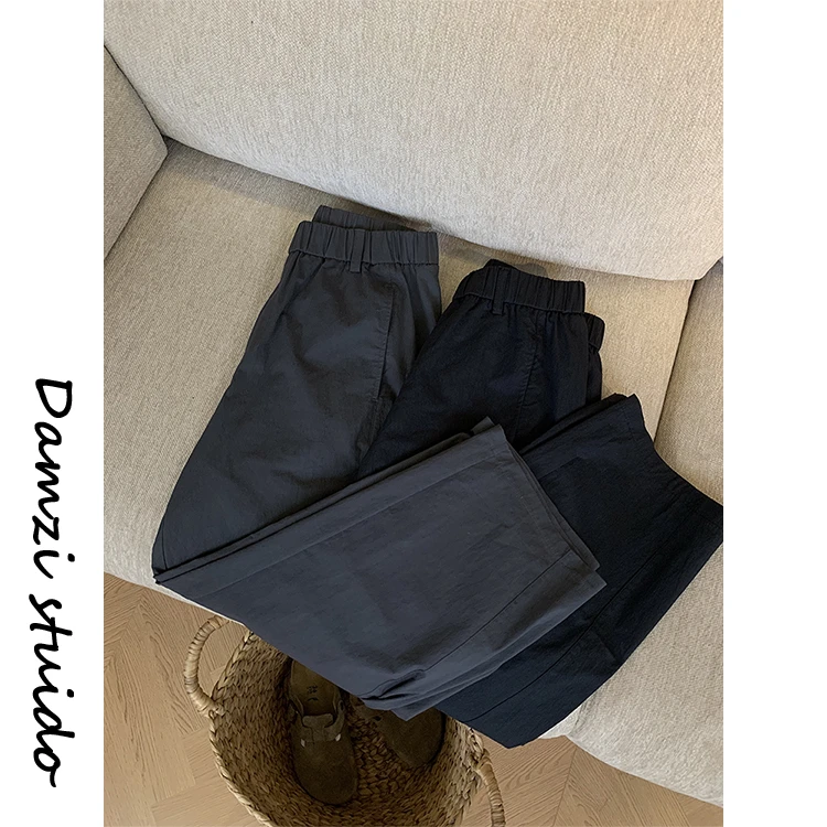 DA麦子 廓形城市裤  面料考究的剪裁微弹力奶奶裤女 MZ0870城市裤