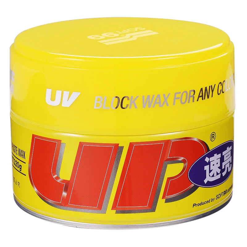 SOFT99汽车蜡黑色白色车通用去污车腊打蜡养护上光蜡通用