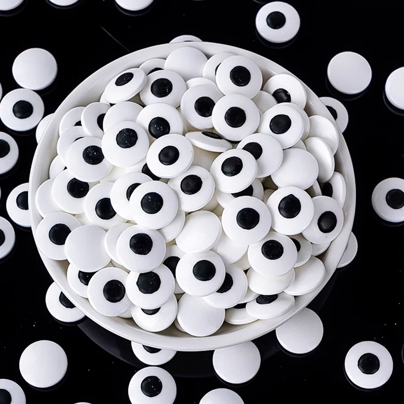 网红搞怪眼珠糖眼睛糖果蛋糕装饰品糖珠500g烘焙大小摆件糖豆配件