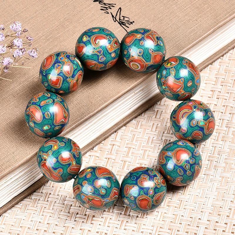 神匠手非遗大漆珠纯手工制作名家作品千层犀皮漆器