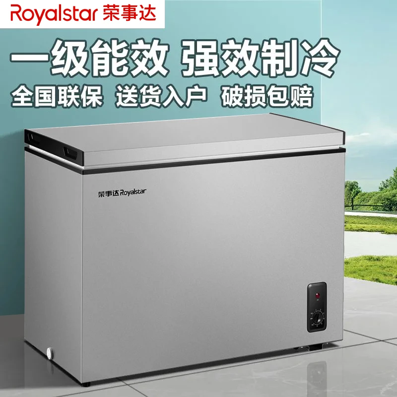 Royalstar/荣事达冰柜一级单温全冷冻大容量家用双温冷藏冷冻冰柜