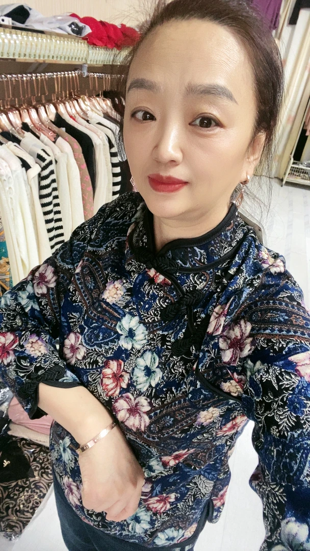 国风碎花时尚小衫