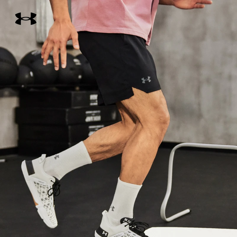 安德玛UA Vanish短裤男款夏季休闲透气速干运动跑步五分裤1373718